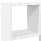 Wall Cube Shelf 12 Compartments White Engineered Wood 860004