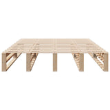 Bed Frame without Mattress 140x200 cm Solid Wood Pine 850842