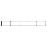 Raised Garden Bed Wood Brown 400 x 40 x 55 cm cold-rolled steel 8006273