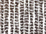 325453 Insect Curtain Brown and White 100x220 cm Chenille