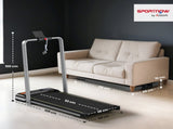 Folding Walking Treadmill, Under Desk Walking Pad with Incline, Silver Tone T3398P552675