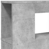 LED Headboard Concrete Grey 160x18.5x103.5 cm Engineered Wood 837354