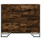 Chest of Drawers Smoked Oak 91x35.5x74.5 cm Engineered wood 3295304