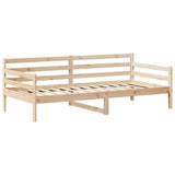 Day Bed with Roof without Mattress 90x190 cm Single Solid Wood 3282198