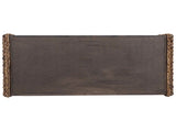 Coffee Table Natural 110 x 55 x 35 cm Solid Mahogany Wood 42011581
