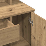 Dressing Table with LED Artisan Oak 86,5x35x136 cm 857024