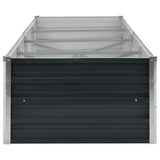 45729 Garden Raised Bed Anthracite 320x80x45 cm Galvanised Steel