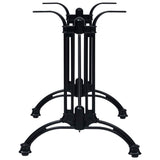 Bistro Table Leg Black 93x60x72 cm Cast Aluminium 325436