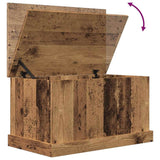 Storage Box Old Wood 70x40x38 cm Engineered Wood 857161
