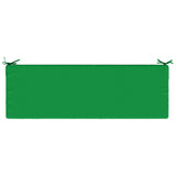 2-Piece Bench Cushions SOEST 2 pcs 100% Polyester Green 950339