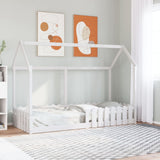 Kids' House Bed Frame without Mattress White 80x200 cm 850690