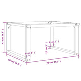Coffee Table Legs O-Frame 70x60x43 cm Steel 357873