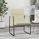 Lounge Chair Cream 55x64x80 cm Faux Leather 351361
