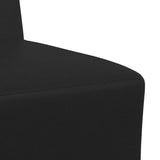 Modular Sofa Unit Armless 2 pcs Black 55 x 74 x 82 cm 3399774