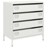 Sideboard White 68x39x73.5 cm Cold-rolled Steel 851291