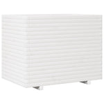 Garden Planter White 90x60x72 cm Solid Wood Pine 3282645