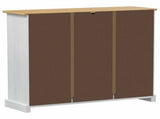 Shoe Cabinet Corona White 99 x 32 x 85 cm Solid Pine Wood 42024953