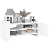 ZNTS TV Cabinet White 80x35x40 cm Engineered Wood 848367