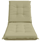 Sunlounger Cushion GEMERT 100% Polyester Light Green 947341