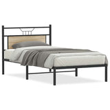 Bed Frame without Mattress Sonoma Oak 100x190 cm Engineered Wood 4106786