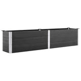 Garden Raised Bed 250x50x54 cm WPC Grey 49057