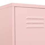 Locker Cabinet Pink 35x46x180 cm Steel 336256