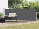 Retractable Side Awning Anthracite 300 x 140 cm Polyester 42035295
