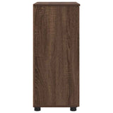 Bathroom Cabinet with Storage Brown Oak 60 x 35 x 80 cm 883311
