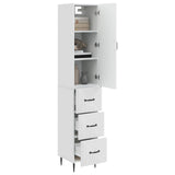 Cabinet Set 2 pcs High Gloss White 33 x 34.5 x 90 cm 3416650