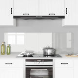 Kitchen Backsplash 2 pcs Transparent 80 x 50 cm Tempered Glass 3415534