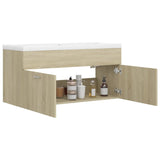 ZNTS Sink Cabinet with Built-in Basin Sonoma Oak Engineered Wood 3070850