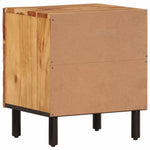 Bedside Cabinets 2 pcs 40x33x46 cm Solid Wood Acacia 356852