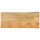 Table Top 140x60x3.8 cm Live Edge Solid Wood Mango 370745