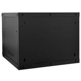Network Cabinet with Storage Black 60 x 60 x 50 cm Steel 42017638