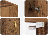 Wall Cabinet Old Wood 69.5 x 34 x 90 cm Engineered Wood 879510
