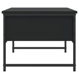 Coffee Table Black 101x49x39.5 cm Engineered Wood 837737