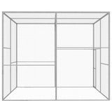 ZNTS Cat Cage 3x3x2.5 m Galvanised Steel 146361