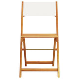 Garden Chair Set of 6 Cream White 3214611