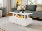 Coffee with Open Storage, Centre, Sofa Side with 2drawers, Rectangle Coffee End N605P345684W