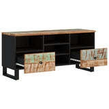 TV Cabinet 100x33x46 cm Solid Wood Reclaimed and Engineered Wood 351980