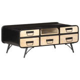 287871 Coffee Table 100x50x40 cm Solid Mango Wood