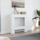 Fireplace Surround White 81x18x82 cm Engineered Wood 854598