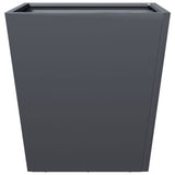 Garden Planters Anthracite 2 pcs 40x40x40 cm Steel 851057