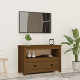 TV Cabinet Honey Brown 79x35x52 cm Solid Wood Pine 821500