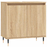 Bathroom Cabinet Sonoma oak Engineered wood, iron Small 831575