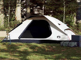 Camping Tent Dome 2-Person White Blackout Fabric Waterproof 94776