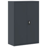 ZNTS File Cabinet Anthracite 90x40x180 cm Steel 3188331