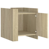 Bedside Cabinet Sonoma Oak 45x50x50 cm Engineered Wood 848299