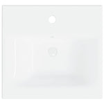 ZNTS Built-in Basin with Faucet 42x39x18 cm Ceramic White 148623