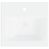 ZNTS Built-in Basin with Faucet 42x39x18 cm Ceramic White 148623